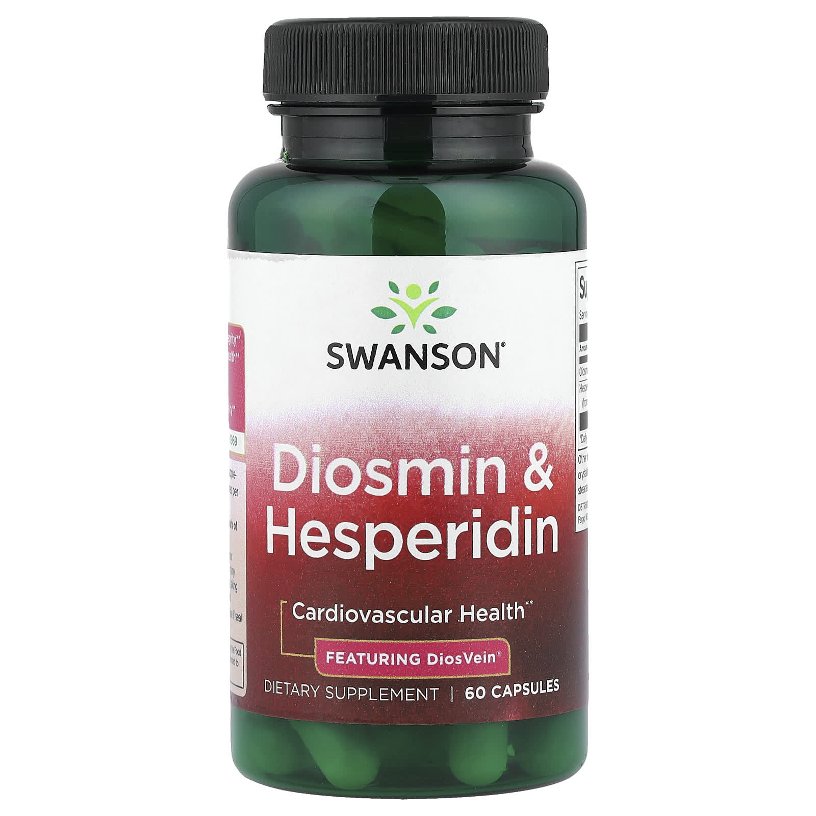 Swanson Vitamins, 地奧司明和橙皮苷，60 粒膠囊