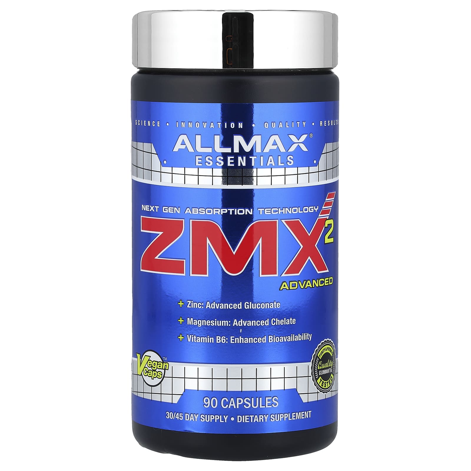 ALLMAX, ZMX2 高級，90 粒膠囊