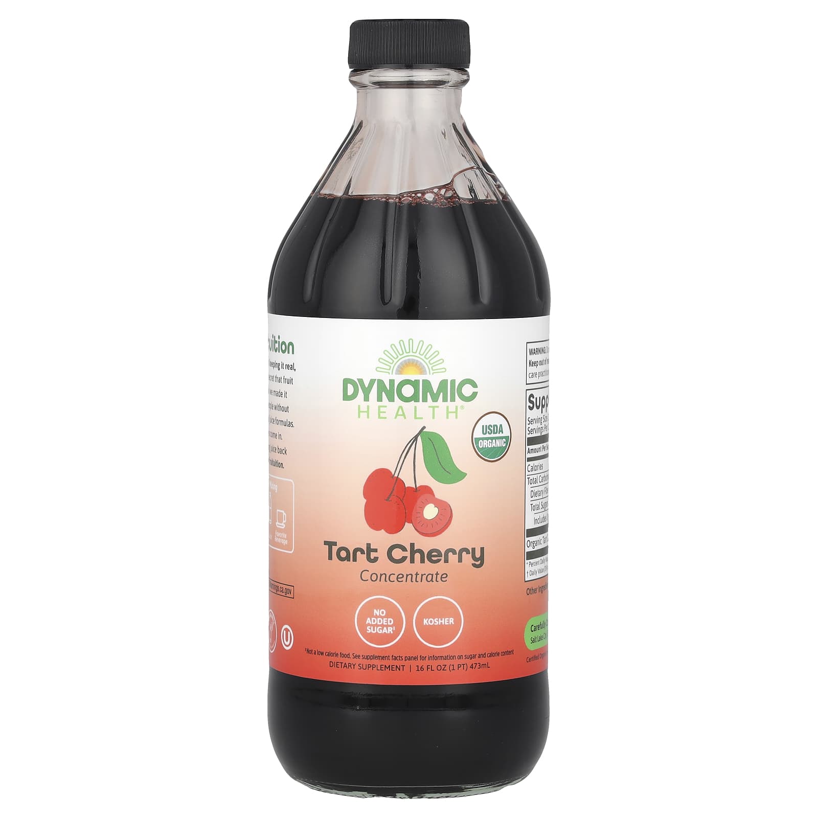 Dynamic Health, 酸櫻桃濃縮物，玻璃容器裝，16 液量盎司（473 毫升）