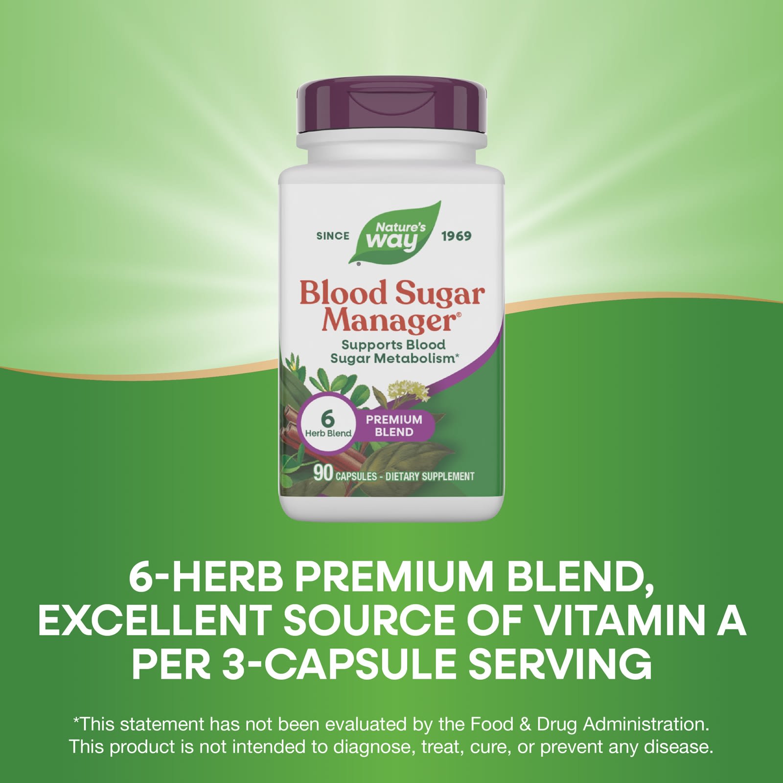 Nature's Way, 血糖管理器®，90 粒膠囊