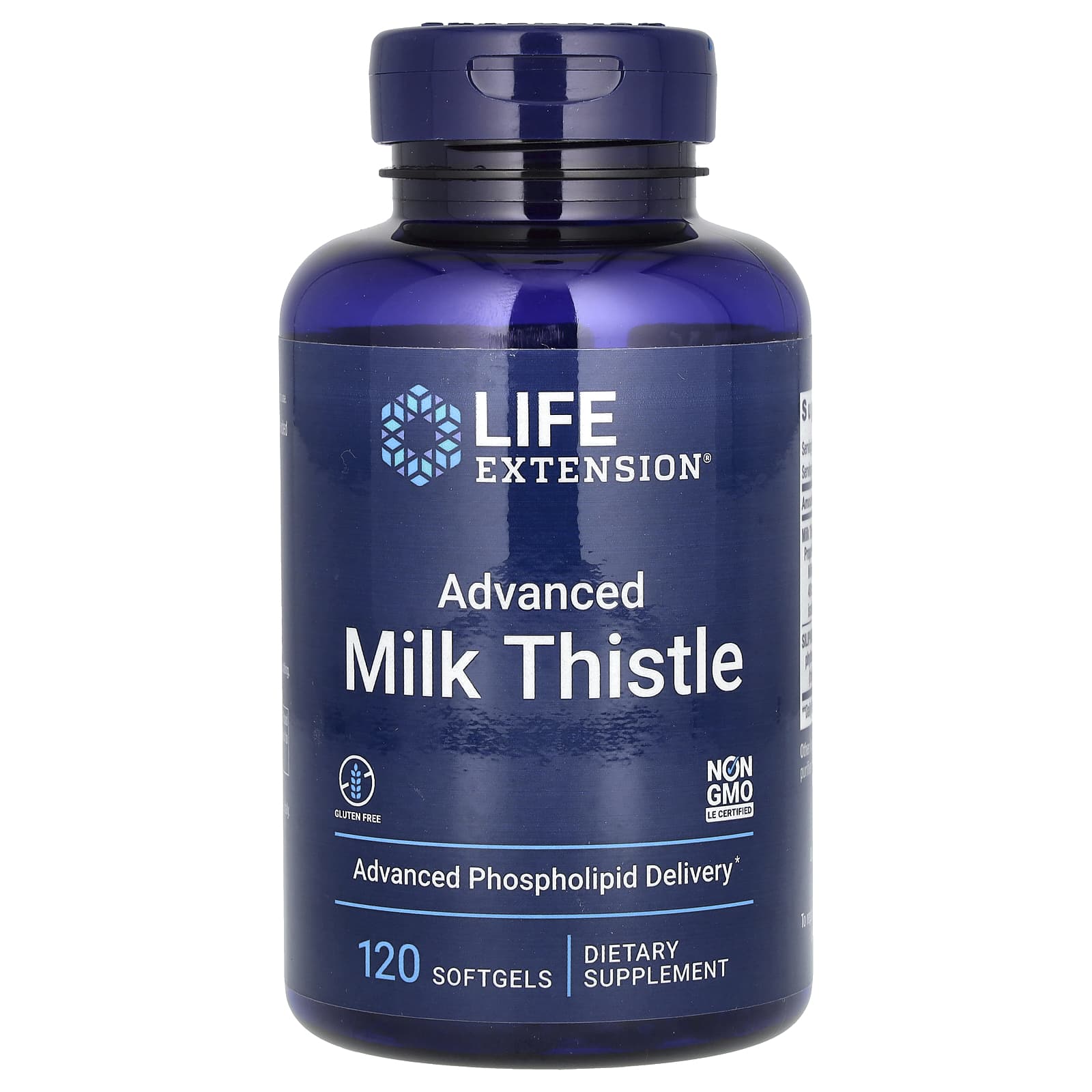 Life Extension, 高級水飛薊，120 粒軟凝膠
