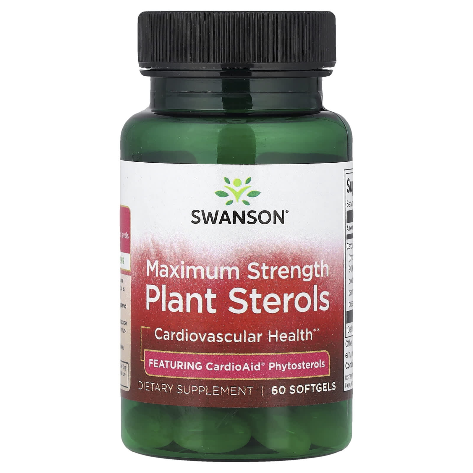 Swanson Vitamins, 植物甾醇，特強型，60 粒軟膠囊
