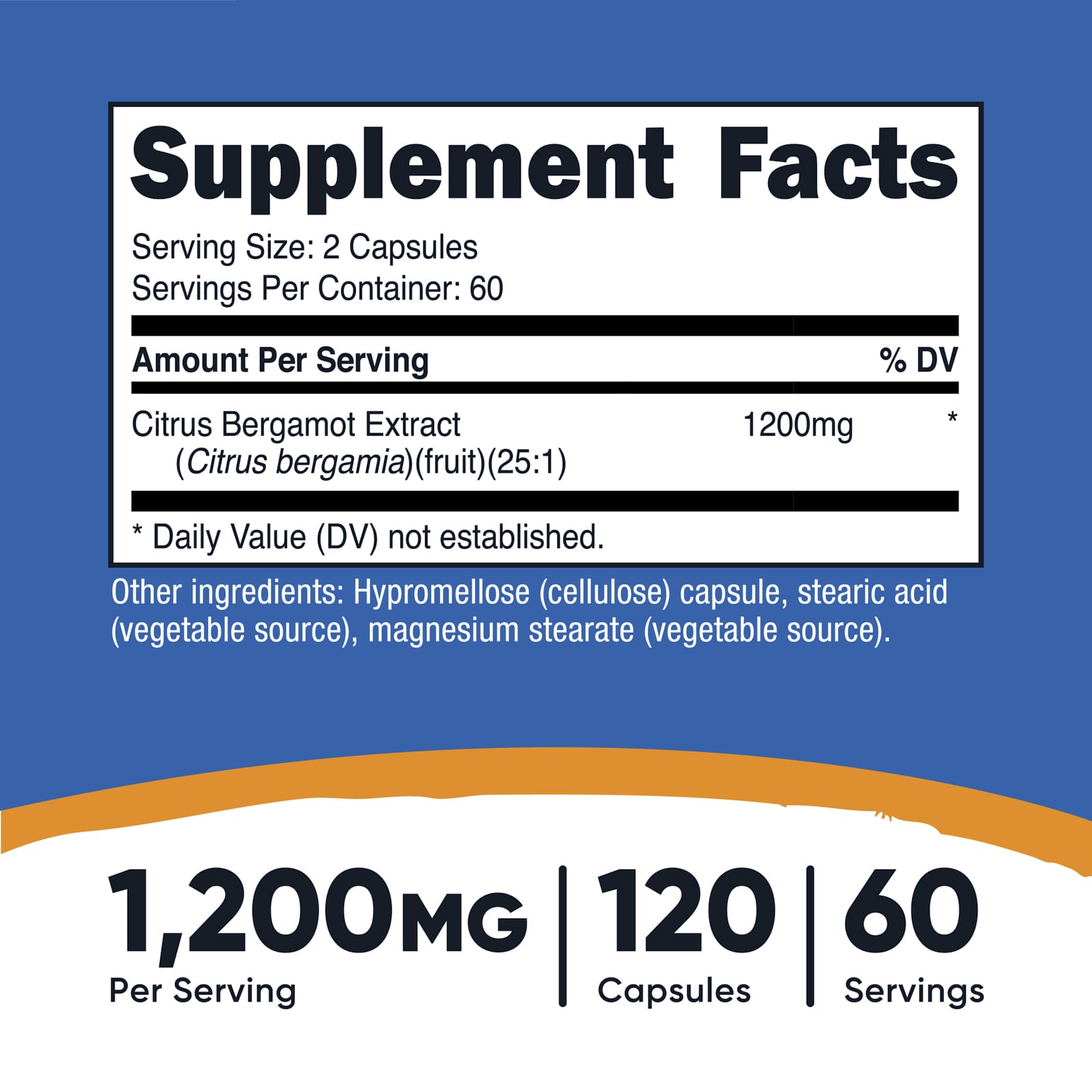Nutricost, 金弗手，1200 毫克，120 粒膠囊（每粒膠囊 600 毫克）