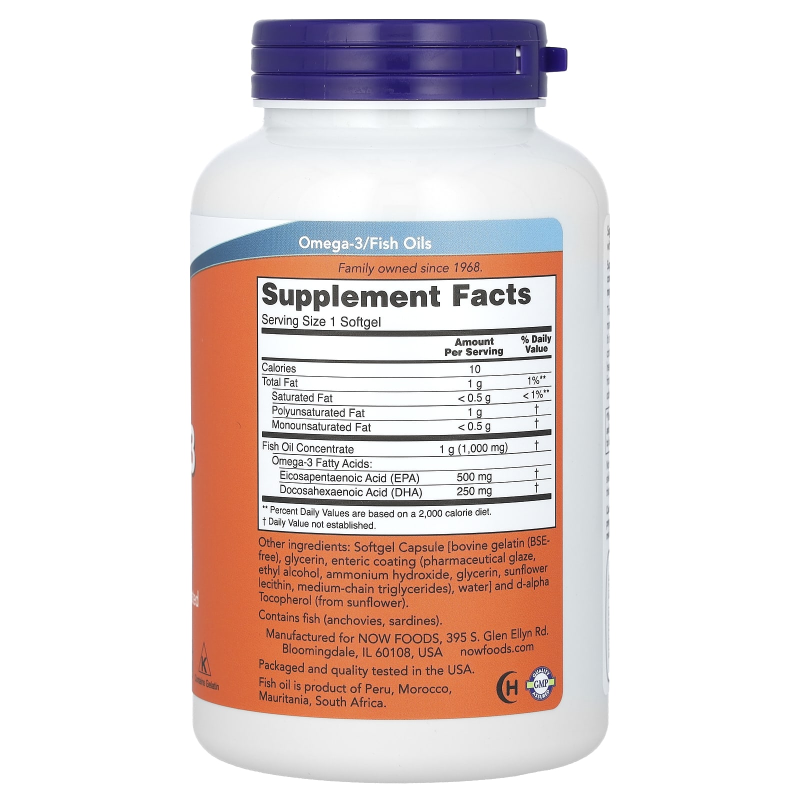 NOW Foods, Ultra Omega-3 魚油，180 粒軟凝膠