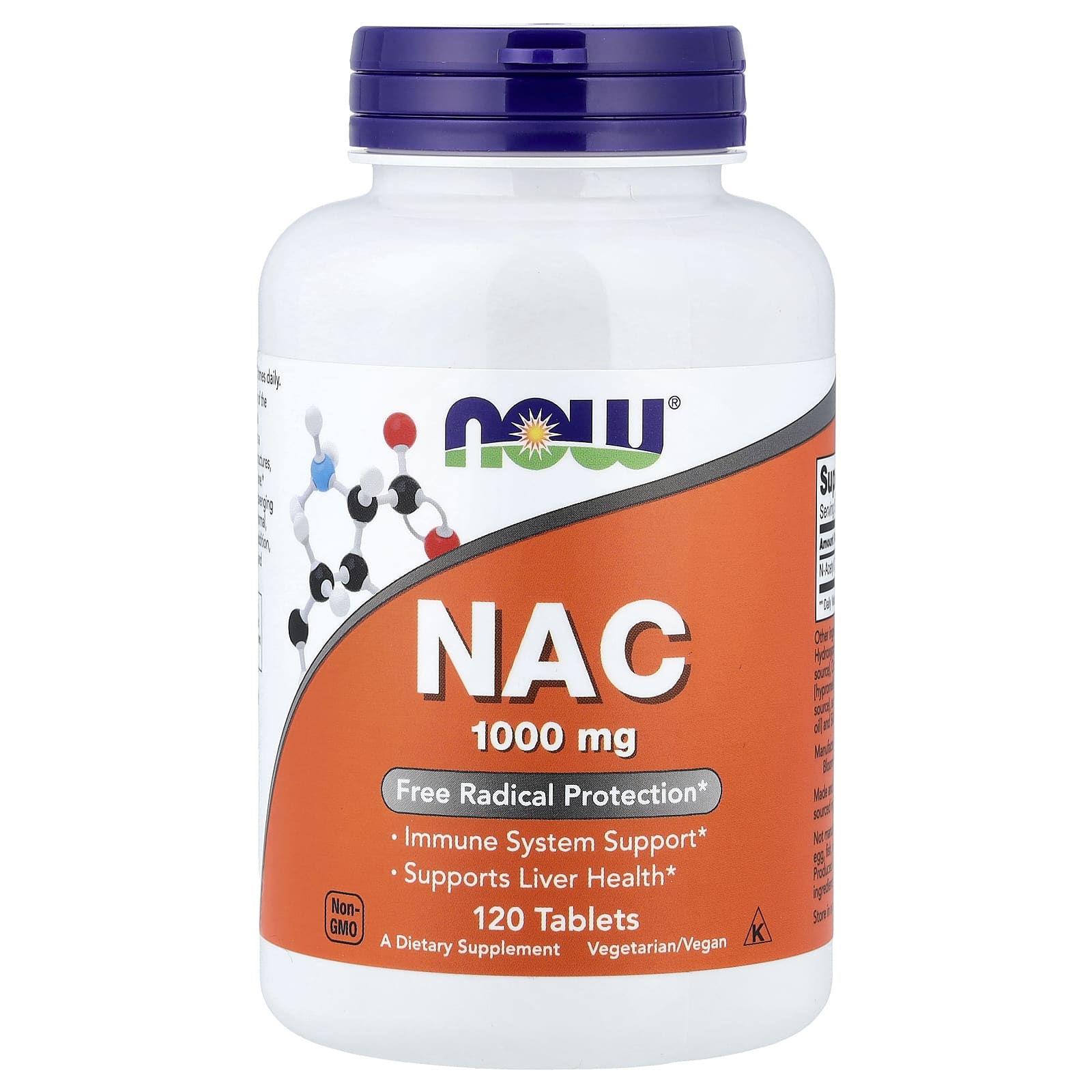 NOW Foods, NAC，1,000 毫克，120 片