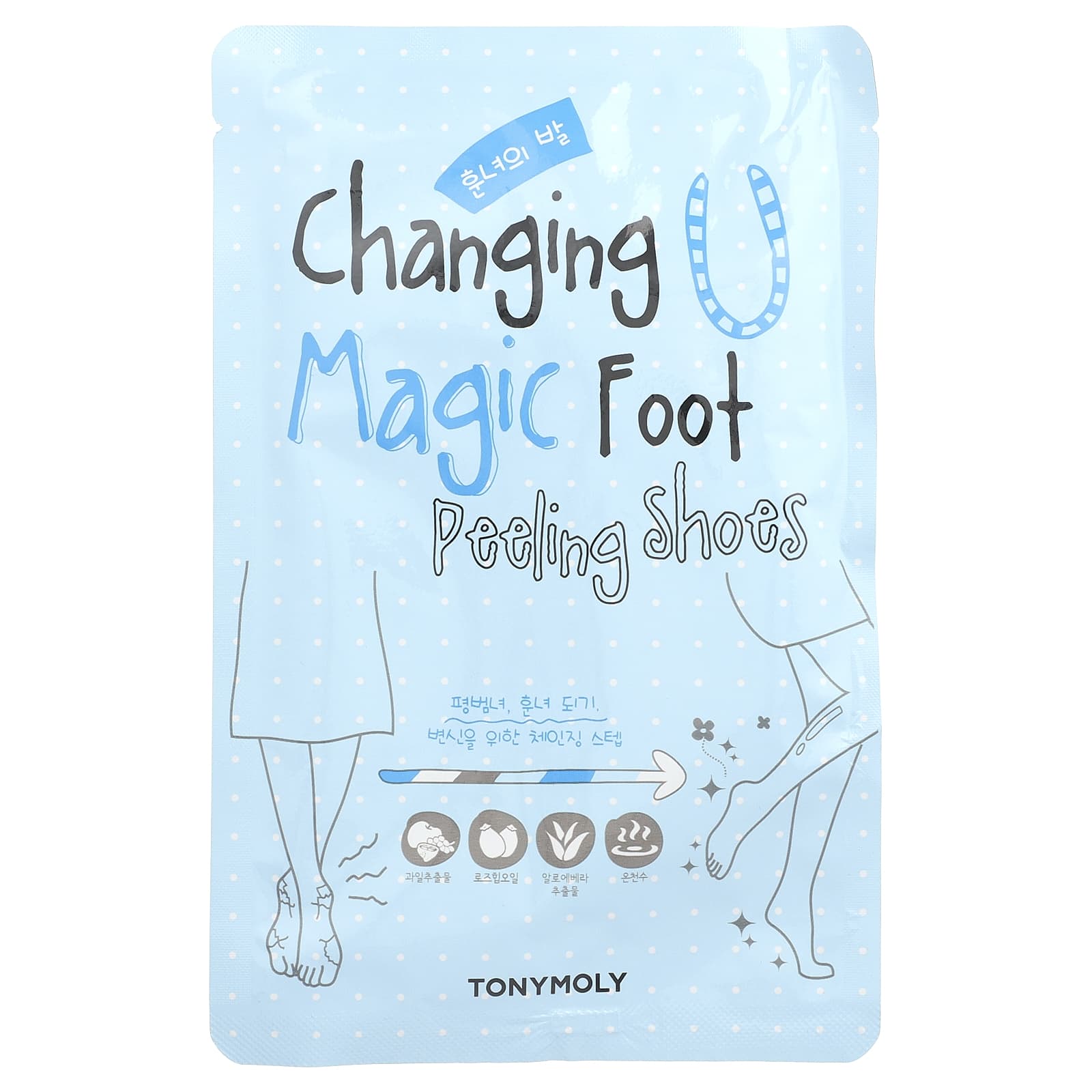 TonyMoly, 改變 U，魔術脫腳皮鞋，1 對，每只 0.60 盎司（17 克）