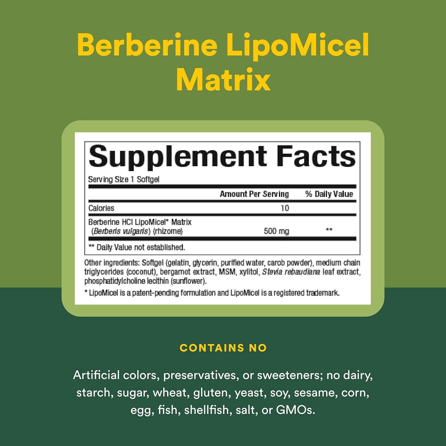 Natural Factors, Berberine LipoMicel Matrix，90 粒液體軟膠囊