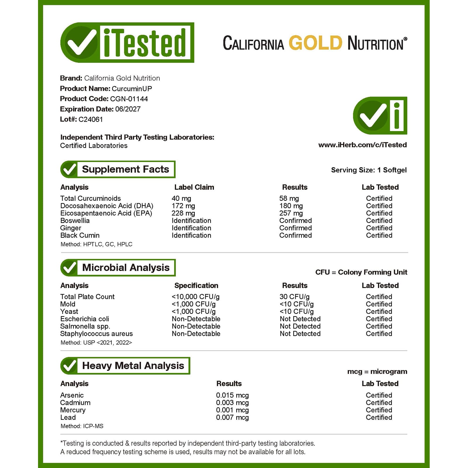 California Gold Nutrition, CurcuminUP™ 魚明膠軟膠囊，含 Omega-3 姜黃素複合物、黑種草籽油、乳香和生姜，30 粒