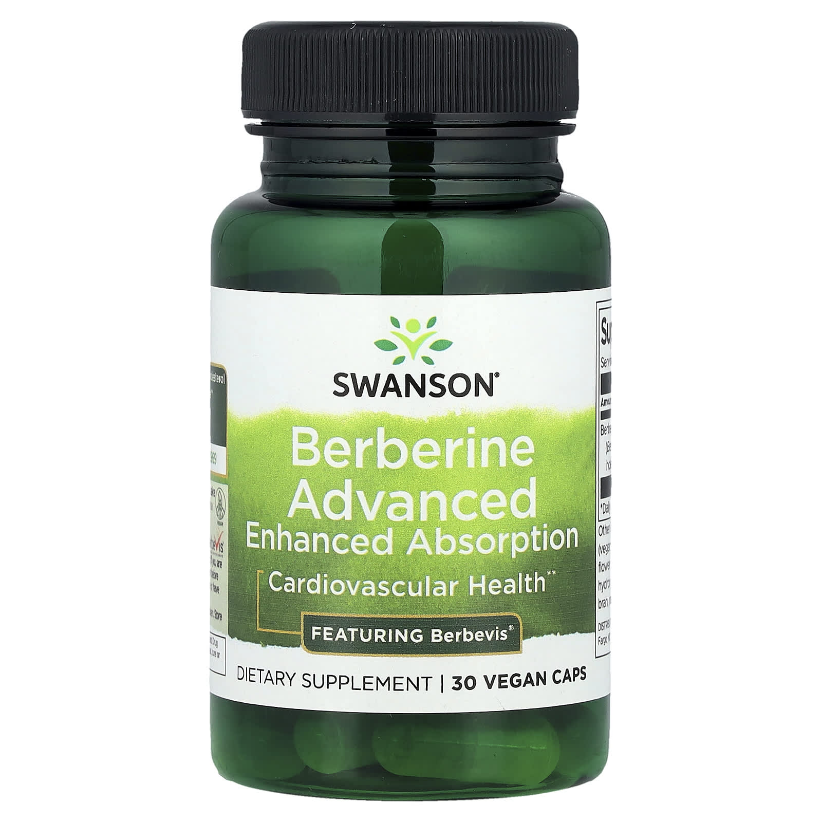 Swanson Vitamins, 優效吸收小檗鹼，30 粒全素膠囊（每粒膠囊 550 毫克）