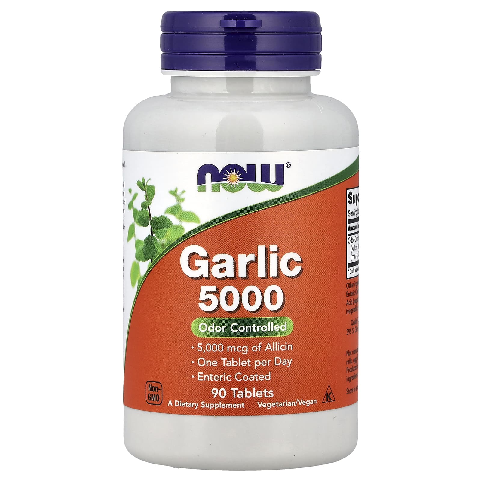 NOW Foods, 大蒜 5000，90 片（每片 500 毫克）
