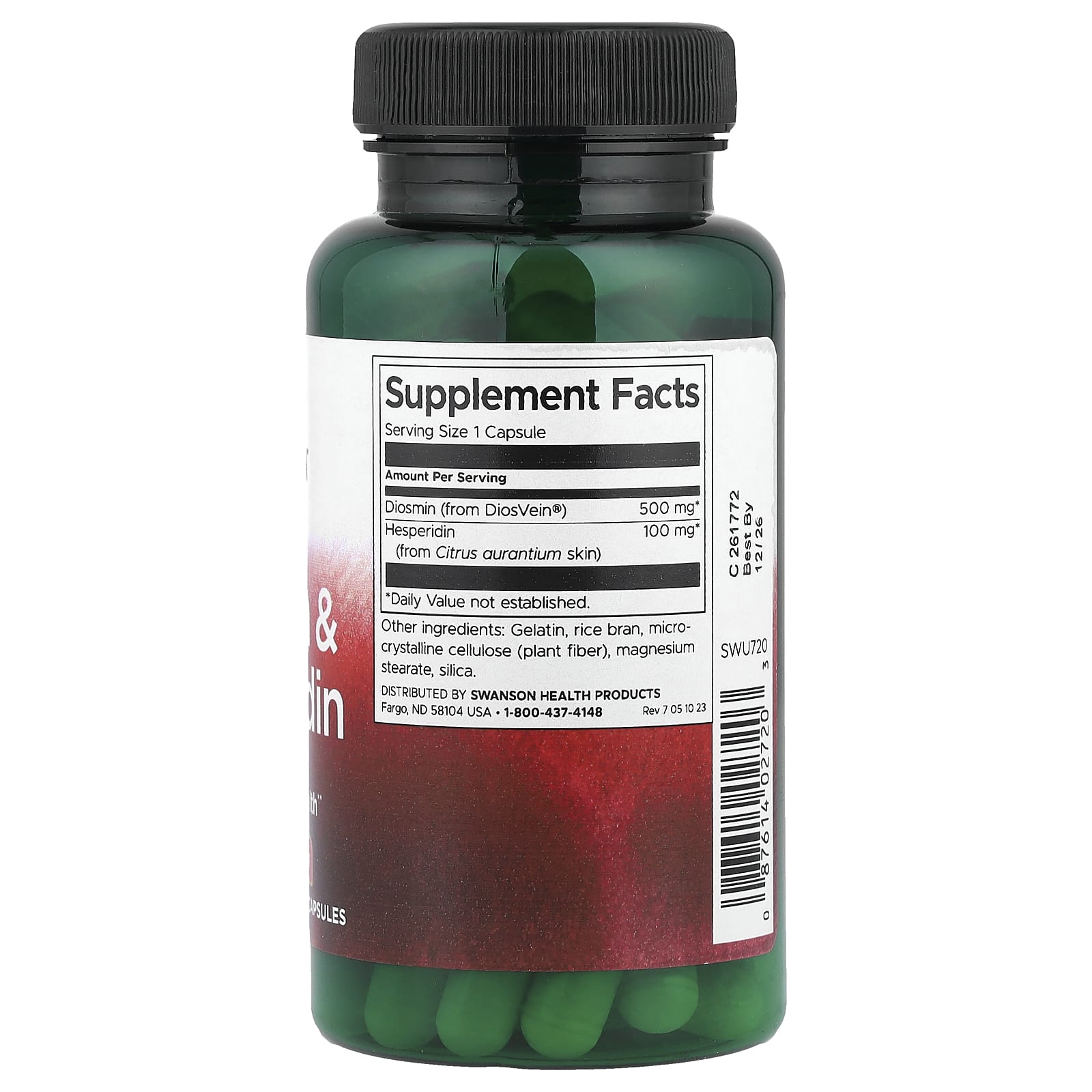 Swanson Vitamins, 地奧司明和橙皮苷，60 粒膠囊