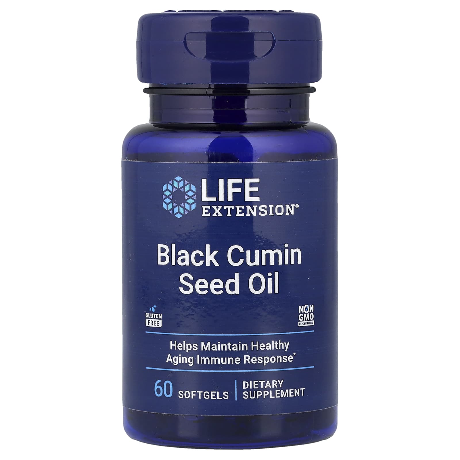 Life Extension, 黑籽油，60 粒軟膠囊（每粒軟膠囊 500 毫克）
